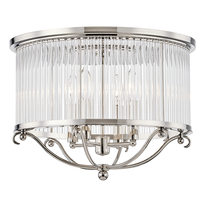 Glass Semi Flush