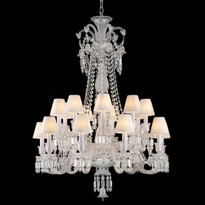 Long Neck Cristellire Crystal Chandelier