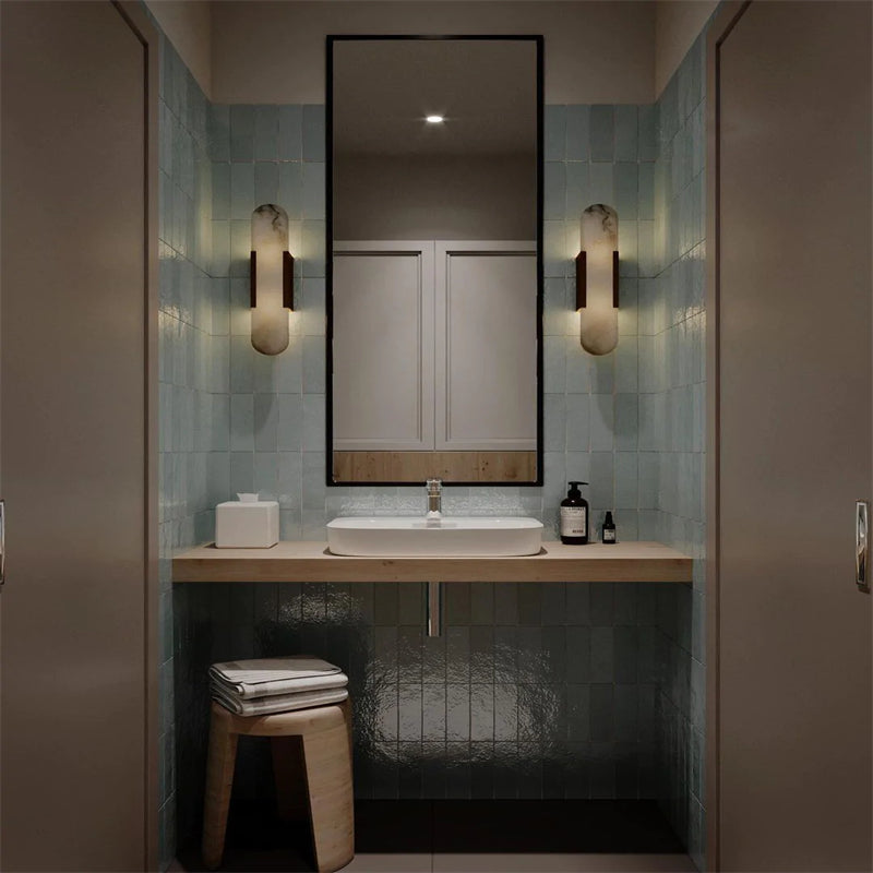 Kevin Koltin Melange Elongated Alabaster Wall Sconce Kevinstudiolives