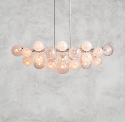 Mandoza Linear Glass Chandelier