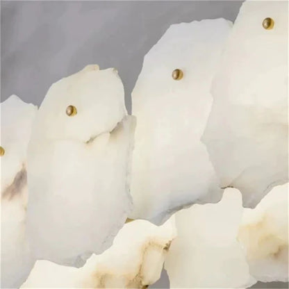 Nasile Alabaster Round Chandelier - jchandelier