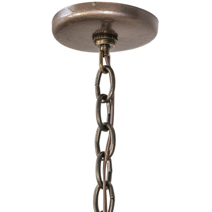 Rustic Lodge 12 - Light Chandelier 52"W