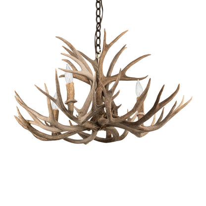 Rustic Lodge 4 - Light Chandelier 30"W