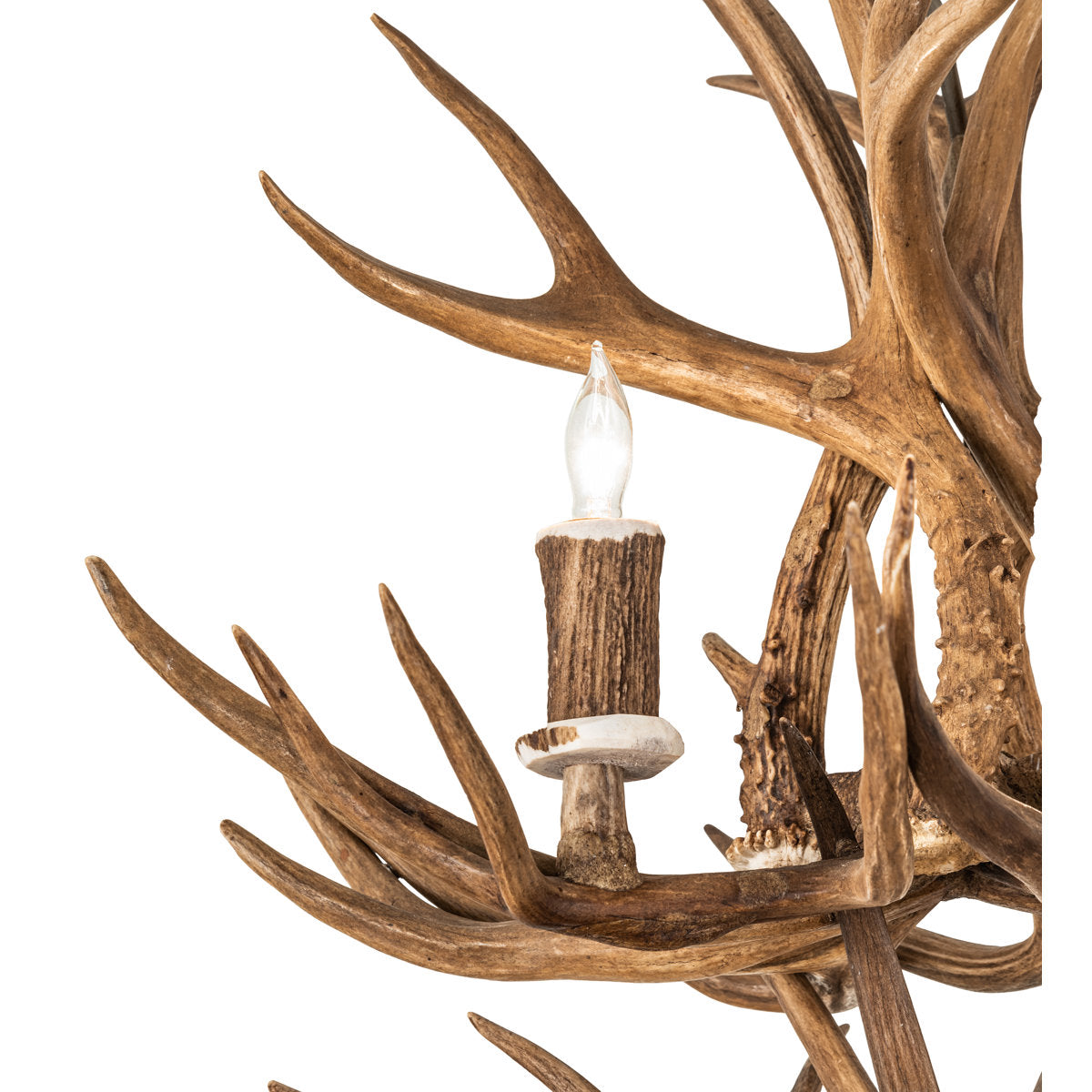 Rustic Lodge 6 - Light Chandelier 20"W