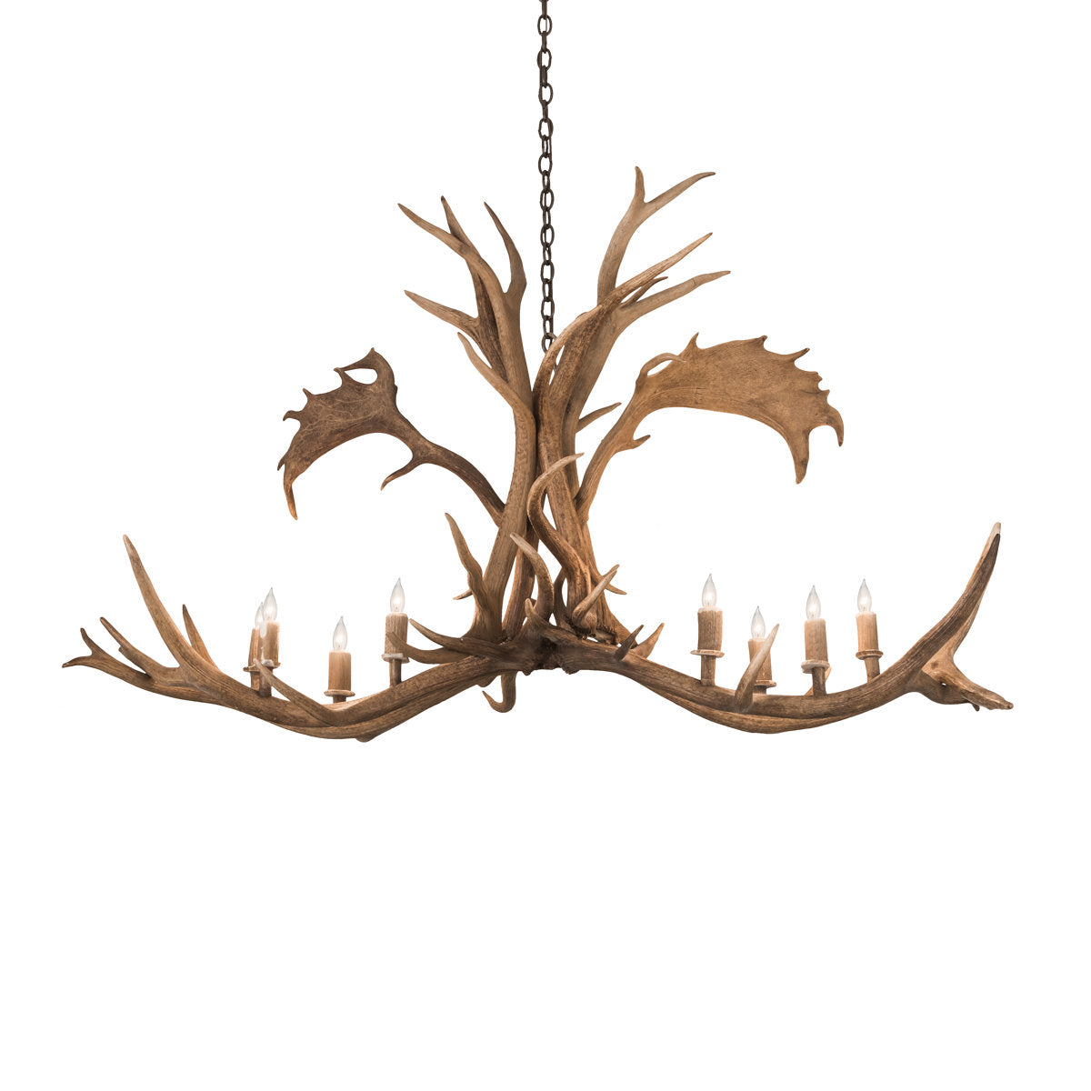 Rustic Lodge 8 - Light Chandelier 64"W