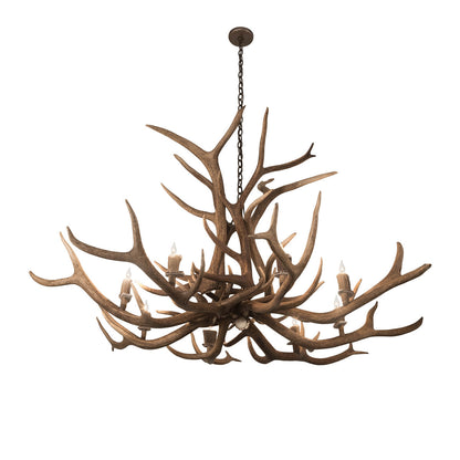 Rustic Lodge 8 - Light Chandelier 66"W