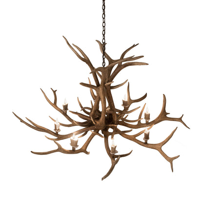 Rustic Lodge 8 - Light Chandelier 66"W