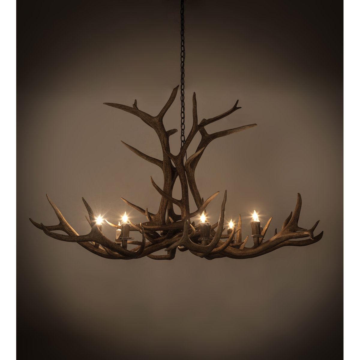 Rustic Lodge 8 - Light Chandelier 66"W