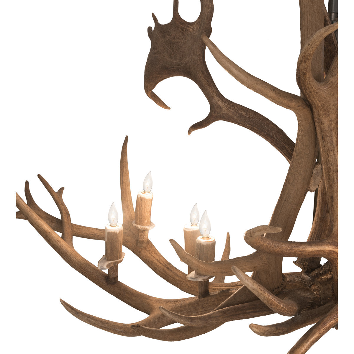 Rustic Lodge 8 - Light Chandelier 64"W