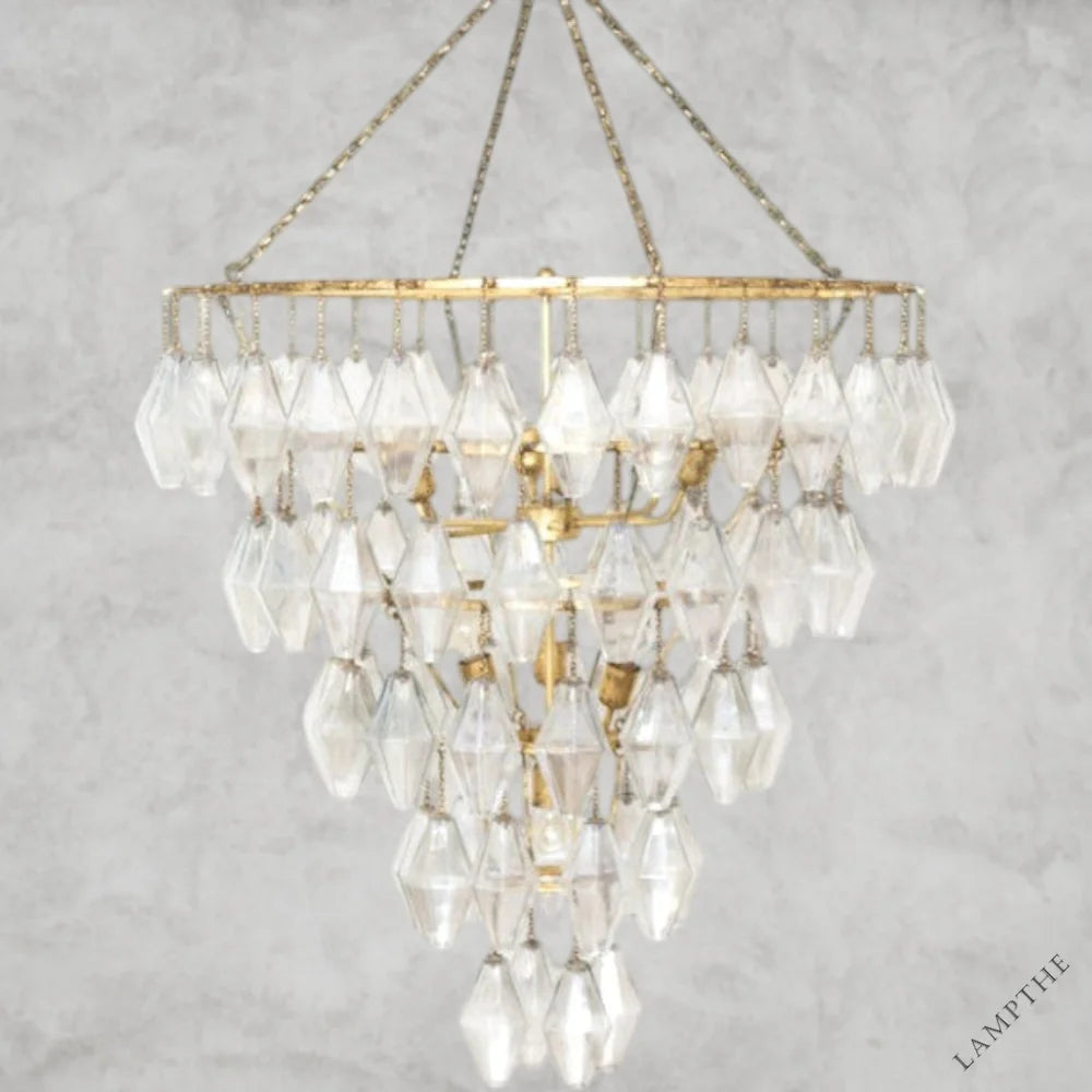 Adeline 10-Light Glass Chandelier