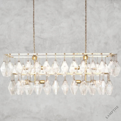Adeline 8-Light Glass Chandelier