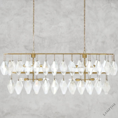 Adeline 8-Light Glass Chandelier