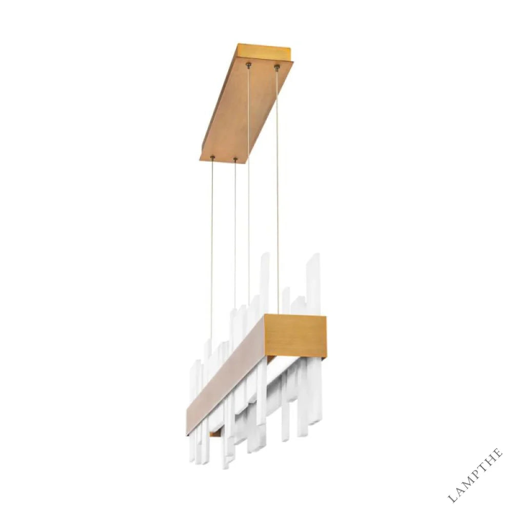 Alabaster LED Linear Chandelier - jchandelier