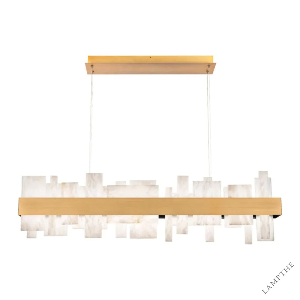 Alabaster LED Linear Chandelier - jchandelier