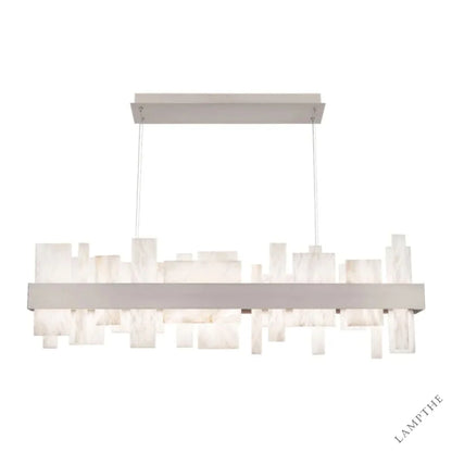 Alabaster LED Linear Chandelier - jchandelier