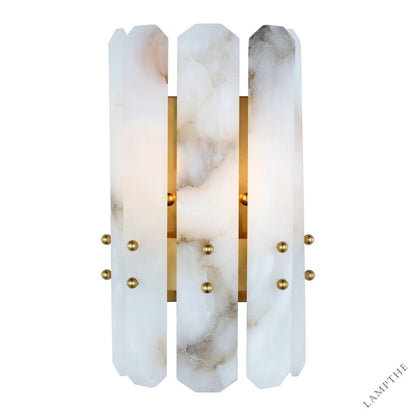 Alabaster Adrian Shield Wall Sconce