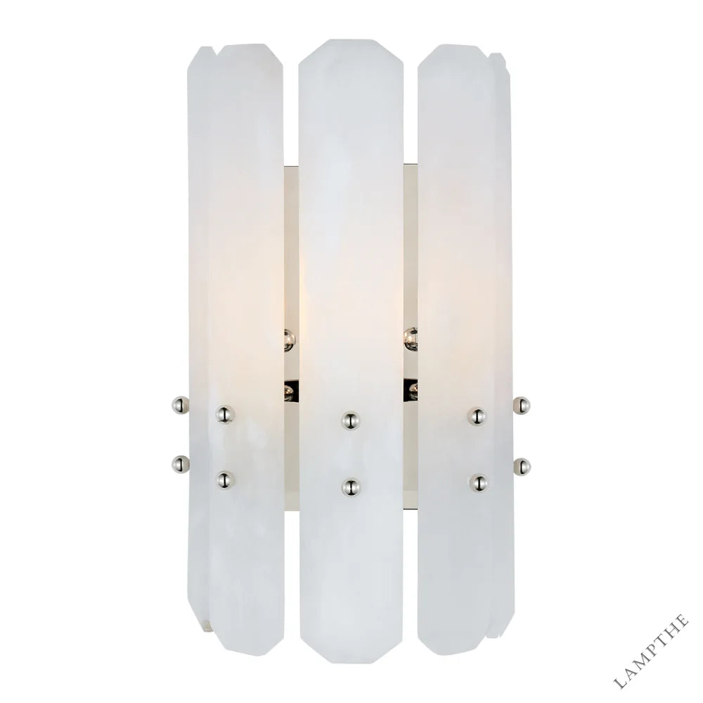 Alabaster Adrian Shield Wall Sconce