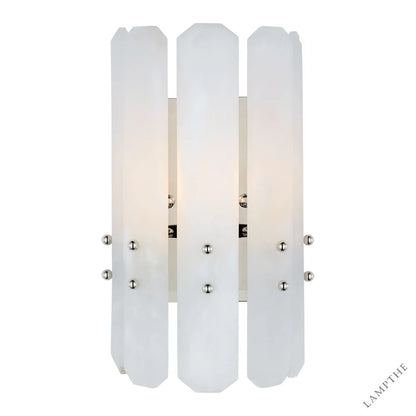 Alabaster Adrian Shield Wall Sconce