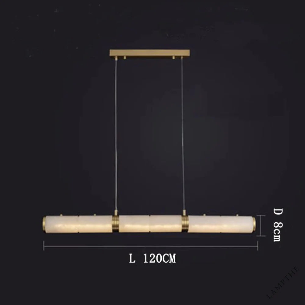 Alabaster Cylindrical Chandelier - jchandelier
