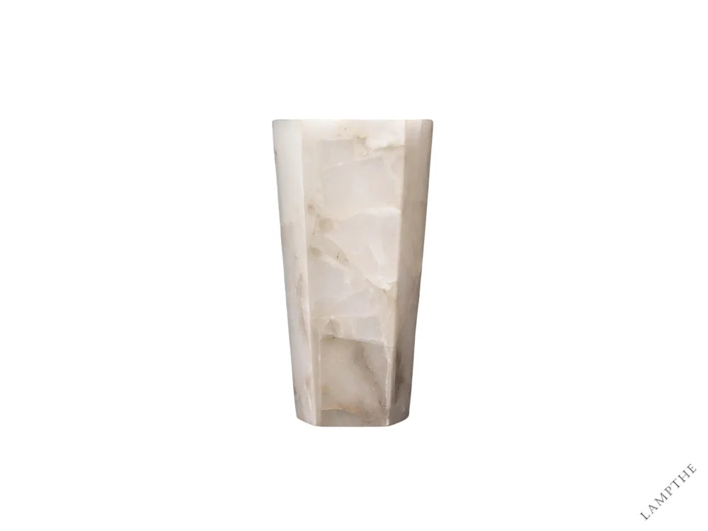 Alabaster Large Hexagonal Sconce