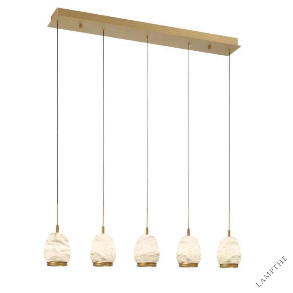 Alabaster Linear LED Chandelier