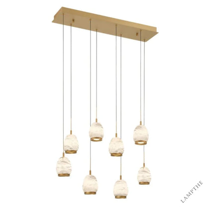 Alabaster Linear LED Chandelier