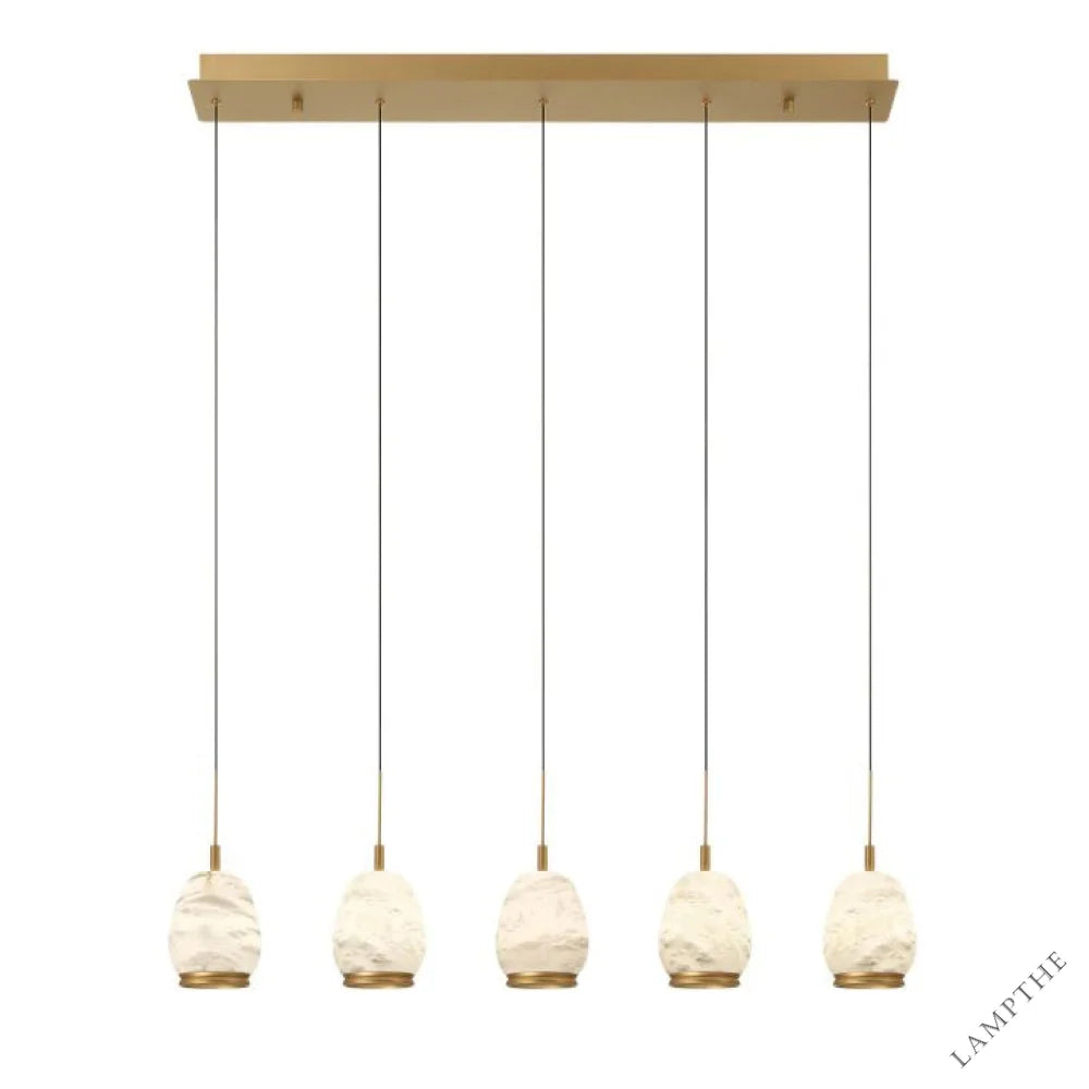 Alabaster Linear LED Chandelier