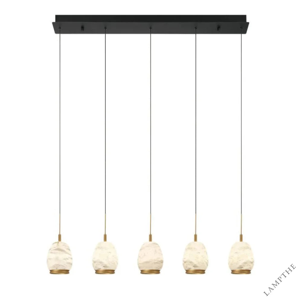 Alabaster Linear LED Chandelier