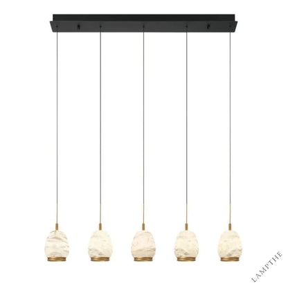 Alabaster Linear LED Chandelier
