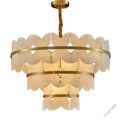 Patanga Alabaster Chandelier Light