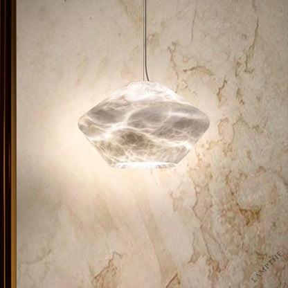 Alabaster Popular Art Pendant