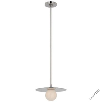 Alabaster Round Ball Pendant Lamp 12"