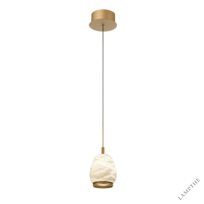 Alabaster Round LED Pendant
