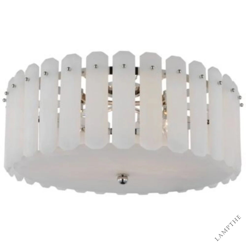 Alabaster Shield Large Ceiling Chandelier