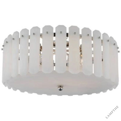 Alabaster Shield Large Ceiling Chandelier