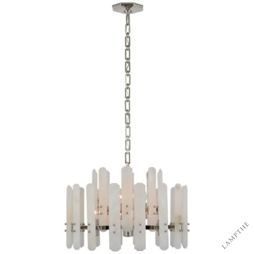 Alabaster Shield Small Pendant 12 Lights Chandelier