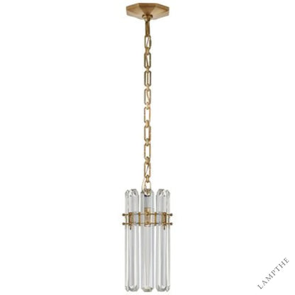 Alabaster Shield Small Pendant Light