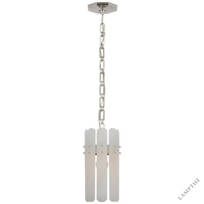 Alabaster Shield Small Pendant Light