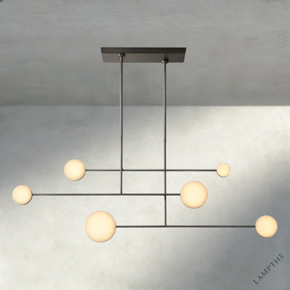 54" / Bronze Alexander Linear Chandelier