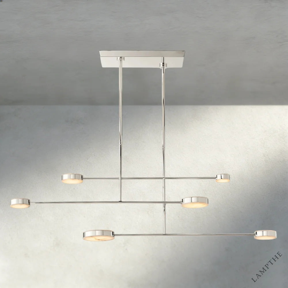 72" / Nickle Alexander Linear Chandelier