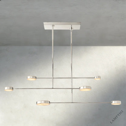 72" / Nickle Alexander Linear Chandelier