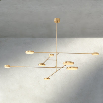 72" / Brass Alexander Mobile Chandelier 36", 46", 60", 72"