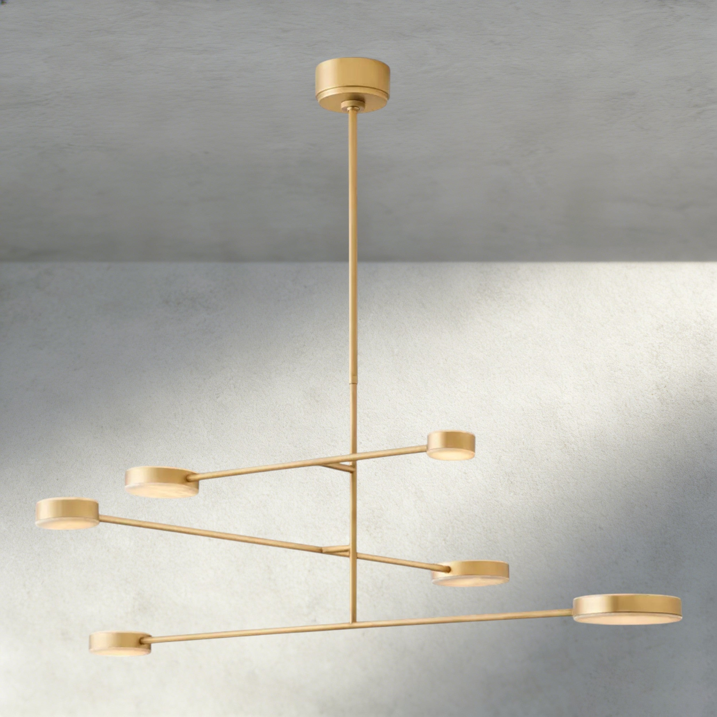 46" / Brass Alexander Mobile Chandelier 36", 46", 60", 72"