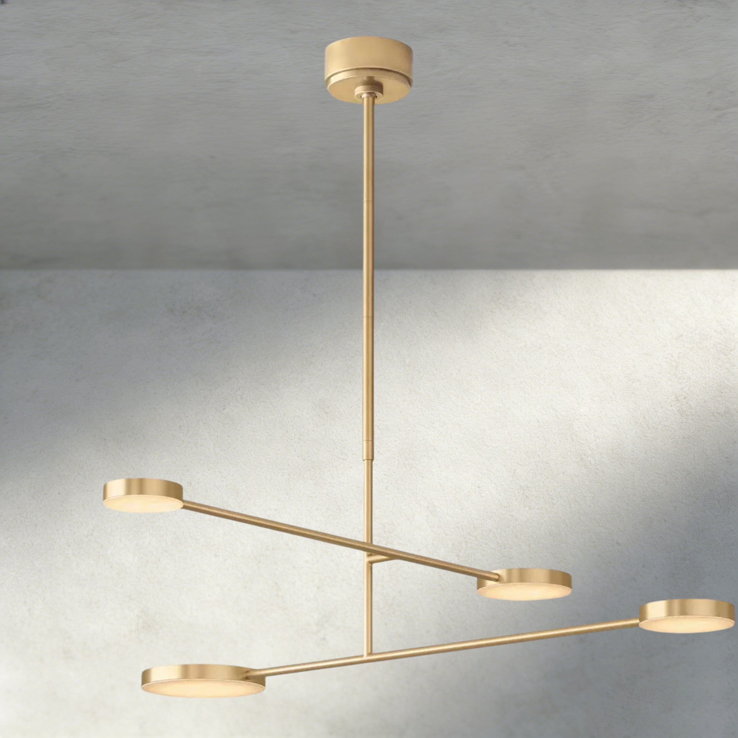 36" / Brass Alexander Mobile Chandelier 36", 46", 60", 72"