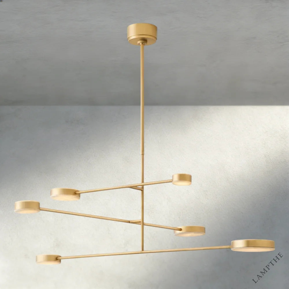 46" / Brass Alexander Mobile Chandelier 36", 46", 60", 72"