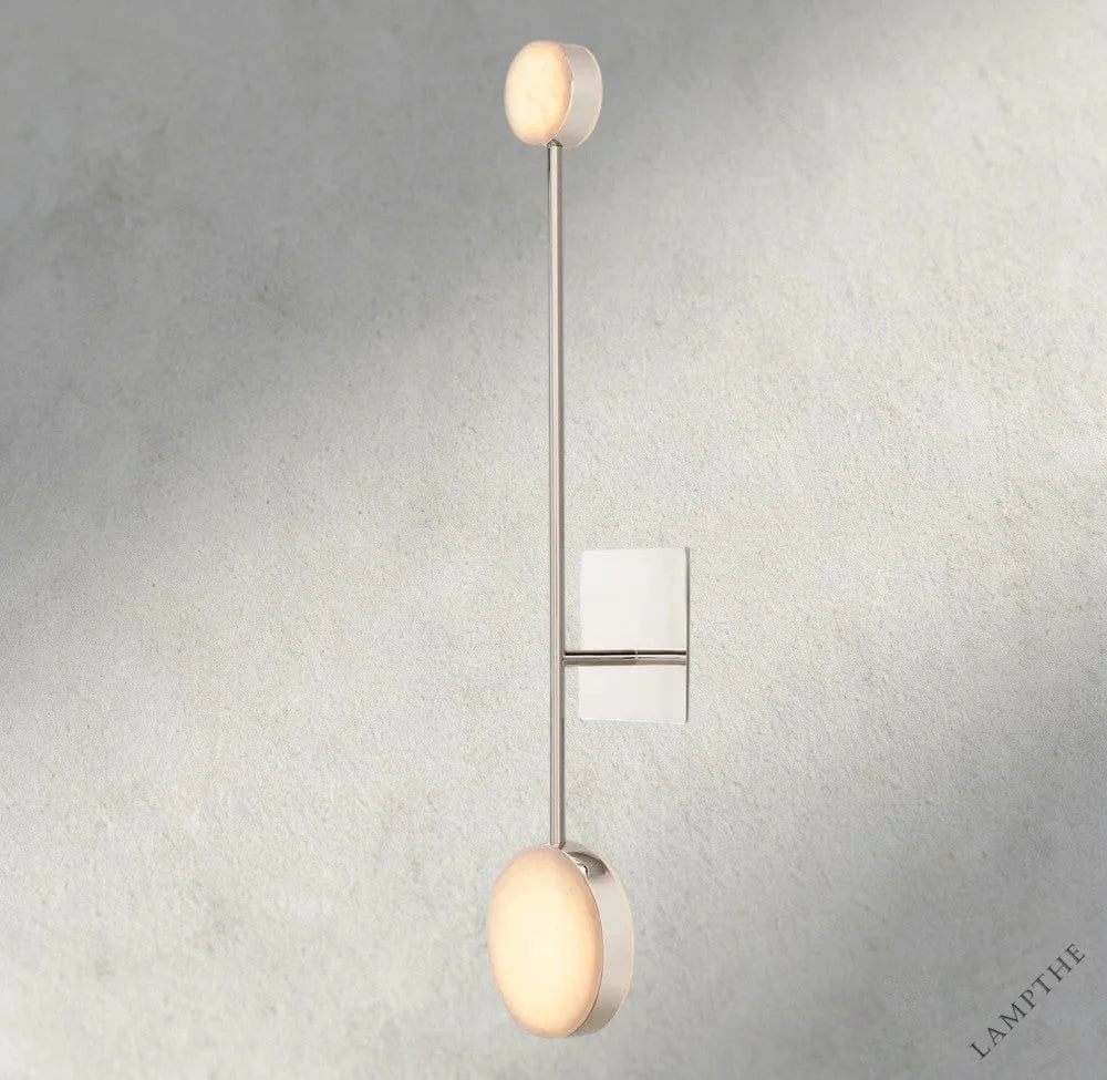 28" / Nickle Alexander Sconce 18", 28"