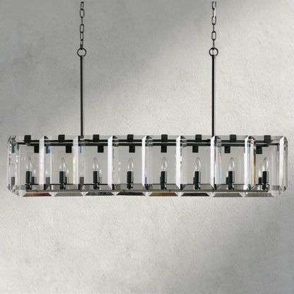 Amaya Rectangular Chandelier 40", 53"