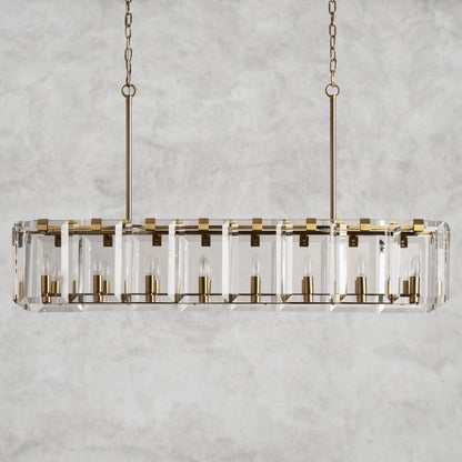 Amaya Rectangular Chandelier 40", 53"