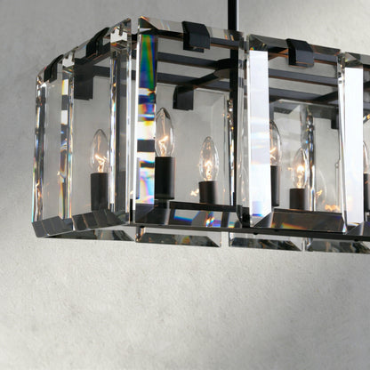 Amaya Rectangular Chandelier 40", 53"