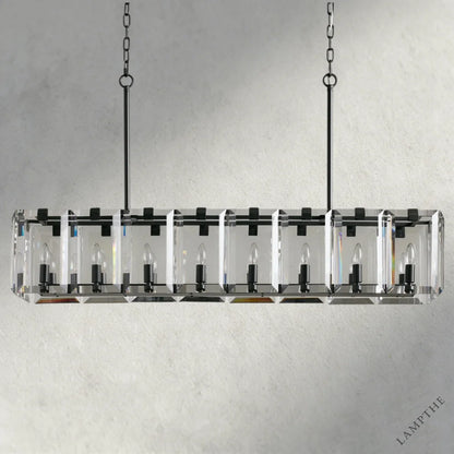 Amaya Rectangular Chandelier 40", 53"
